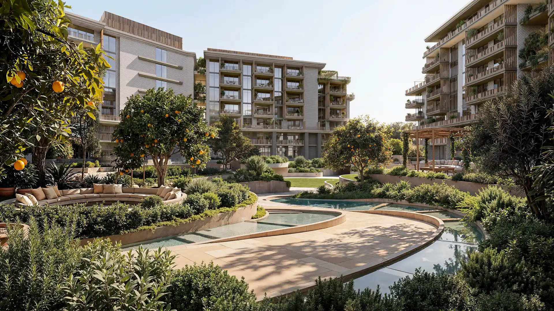 Resort lagoon lifestyle in Dubai