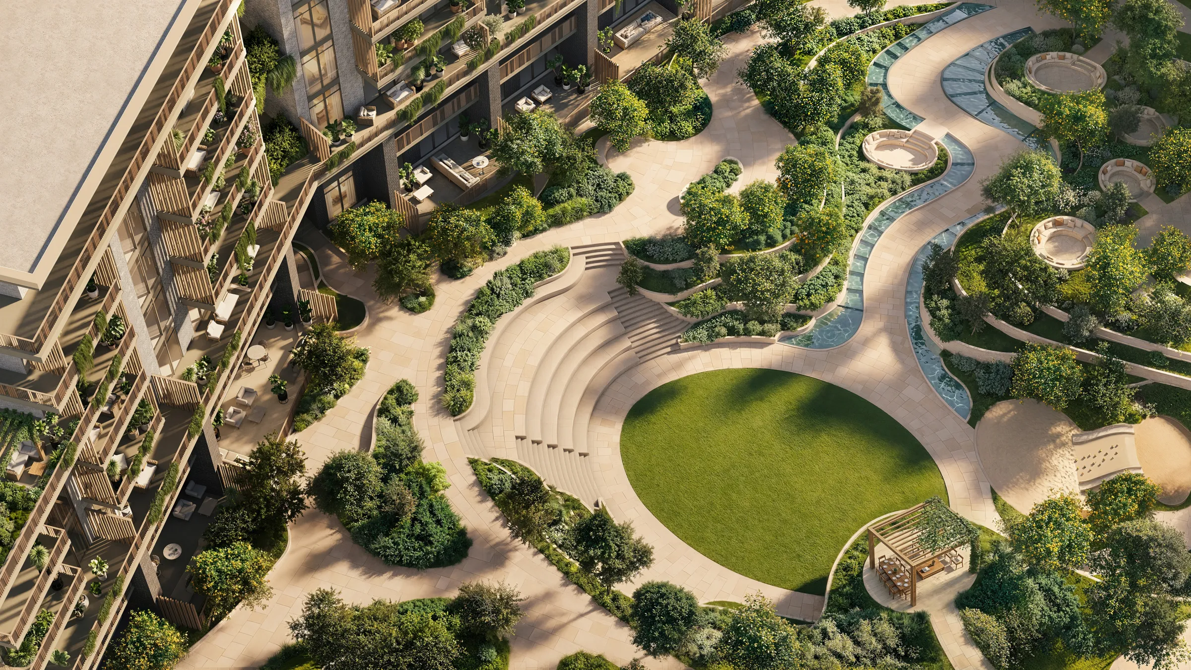 حیاط مرکزی Arancia Yards