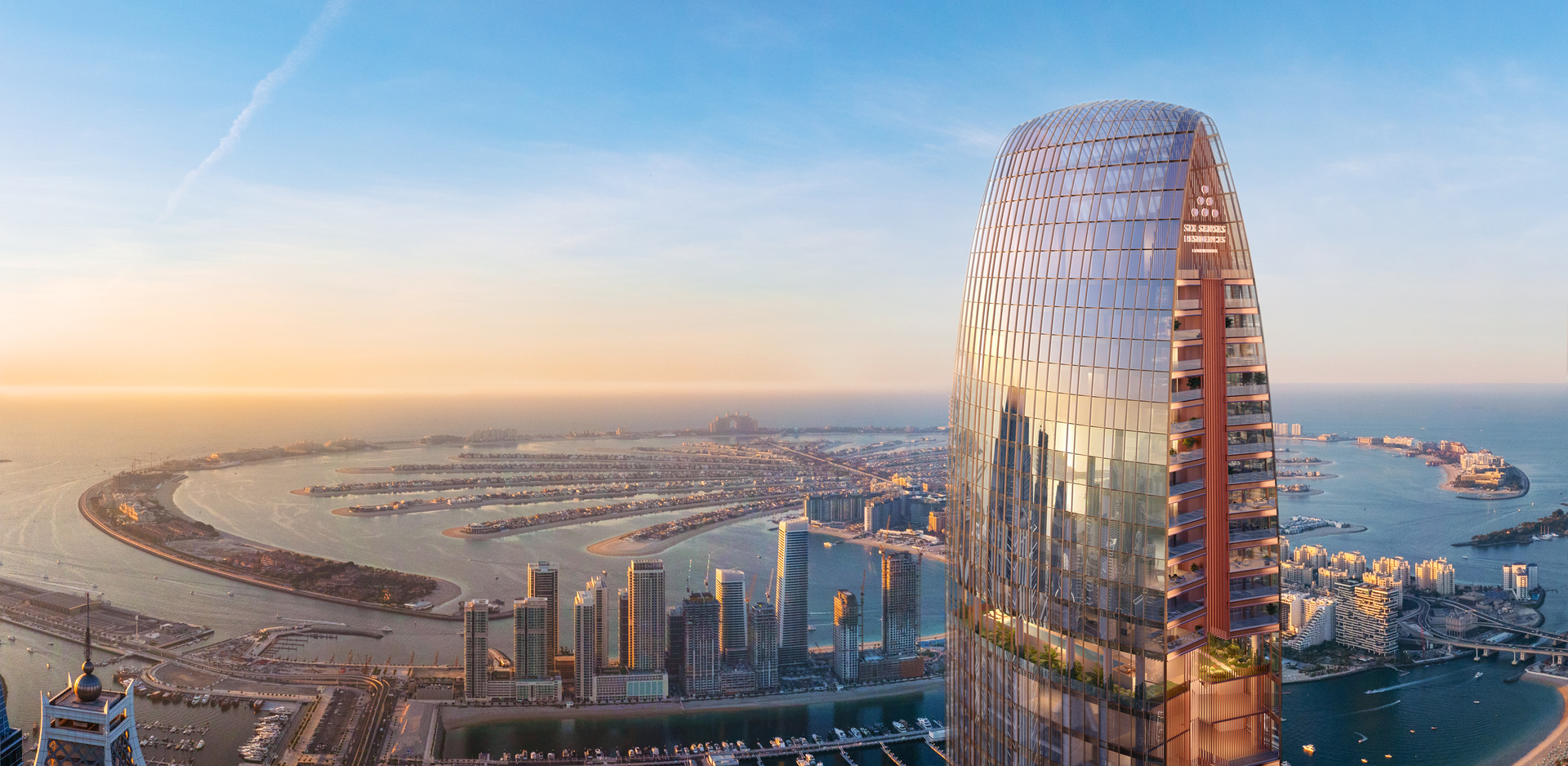 برج Six Senses Residences Dubai Marina و چشمانداز Waterfront