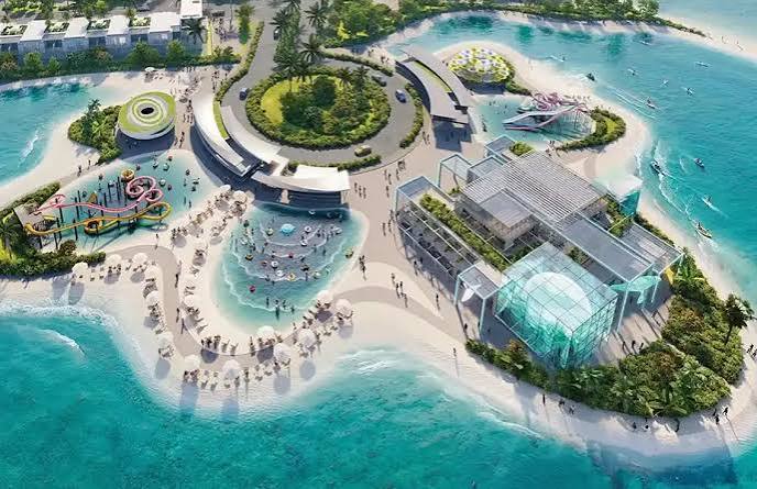 DAMAC Islands 2 · نمای هوایی جزیره