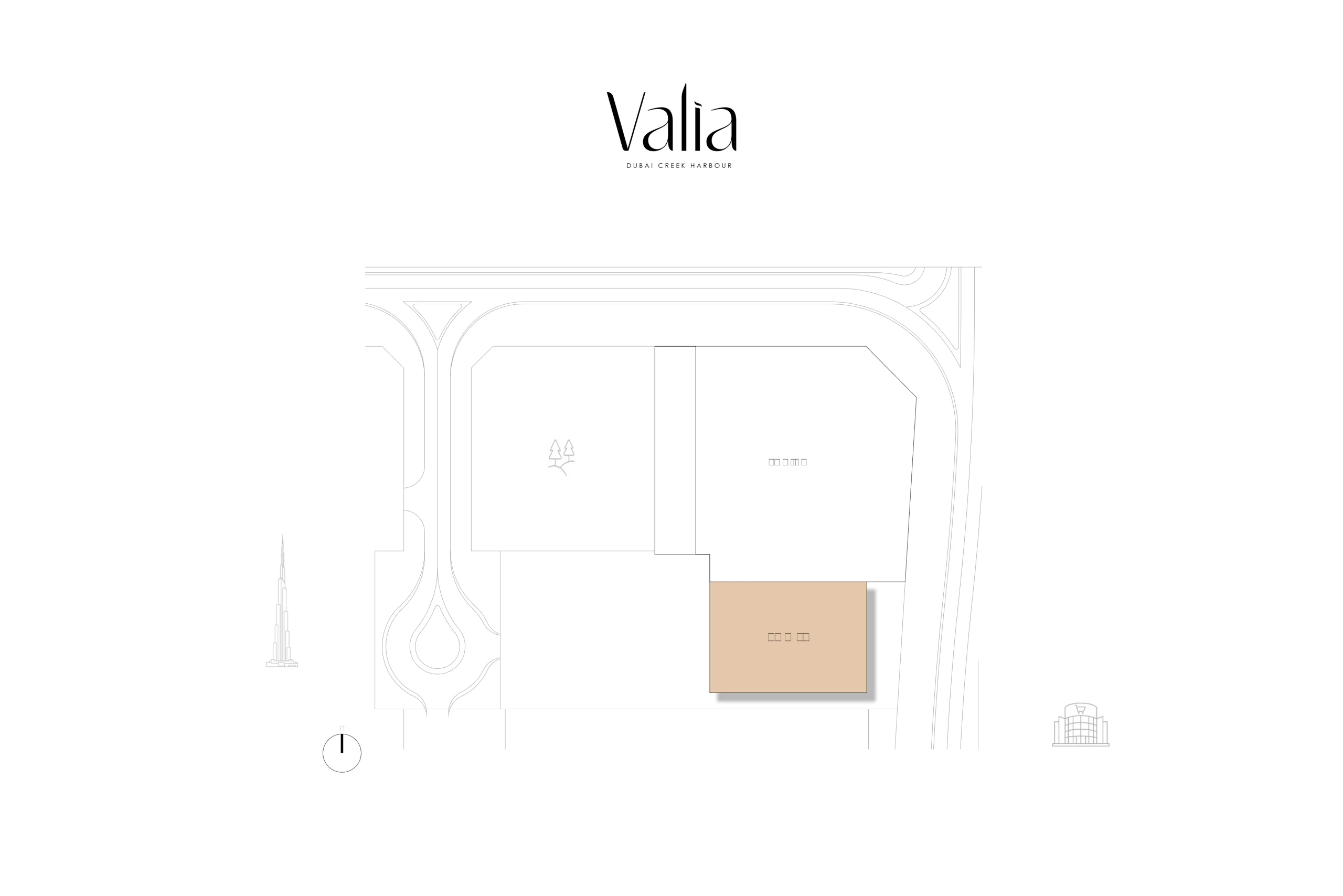 پلان واحد یک‌خوابه Valia