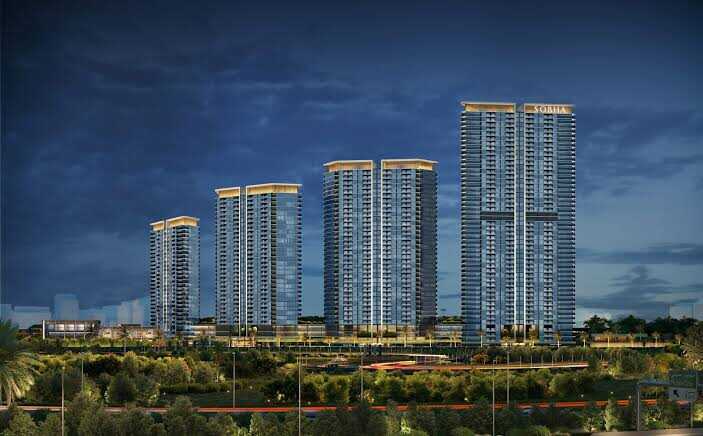 نمای پروژه Sobha Solis در Motor City